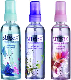 Streax Perfumed Body Mist Combo Set