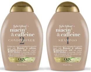 ogx Fight Fallout Plus Niacin 3&Caffeine Combo