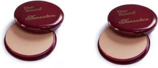 BLUE HEAVEN sensation compact powder set of 2 Compact