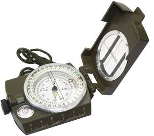 UDee Military Lensatic Prismatic Army Green Camouflage Matte Compass