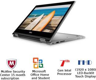 DELL Inspiron 5000 Intel Core i7 7th Gen 7500U - (8 GB/1 TB HDD/Windows 10 Home) 5378 2 in 1 Laptop