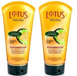 LOTUS Kera-Veda Soya Protein Creme Deep Conditioner