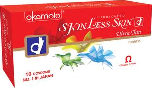 okamoto Skinless Skin Condoms - UltraThin(Okamoto,Japan) 1 x 10s Condom