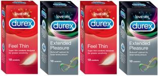 DUREX Feel Thin, Extended Pleasure Condom