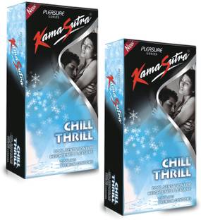 Kamasutra Chill Thrill Extra Cooling Sensation Menthol Dotted Plasure Series Condom