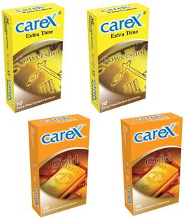 CAREX Powershot x 2 and Gold x 2 Condom