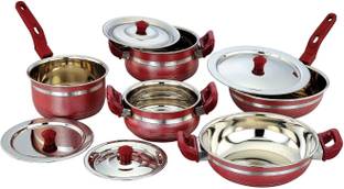 Klassic Vimal Cherry Induction set Induction Bottom Cookware Set