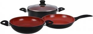 WONDERCHEF Mystique set of 4 Induction Bottom Non-Stick Coated Cookware Set