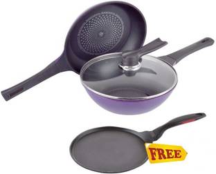 WONDERCHEF Induction Diamond Induction Bottom Non-Stick Coated Cookware Set