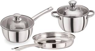 PRISTINE Tri Ply Induction Bottom Cookware Set