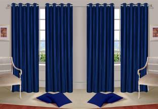 STAMEN 152 cm (5 ft) Polyester Window Curtain (Pack Of 4)