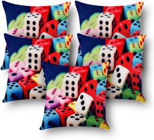 First Row Faux Silk Cushions Cover