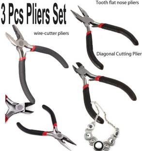 DIY Crafts Jewellery Making All In One Tools Beading Pliers DIY Crafts®Multi Jewellery Making Beading Mini Plier Tool Cutter Flat Long Nosem Wire Cutter