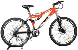 HERCULES A500 26T 24Spd Matt Black&Orange 26 T (inch) Mountain Cycle