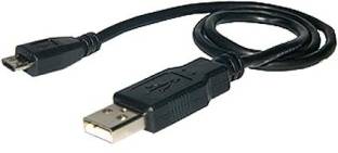 Amzer 82928 Universal Micro USB to USB Data Sync and Charge Handy Small Cable 1ft