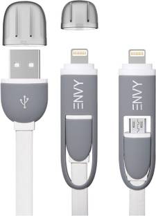 Envy Lightning Cable 1 m 2 in 1 USB/Data Cable