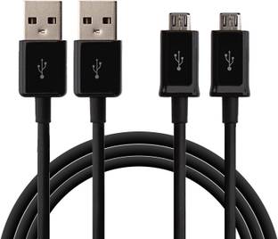 Cavo Micro USB Cable 2.1 A 1 m ABS Plastic, Polycarbonate [ Pack of 2 Cables] Sync & Charge Micro