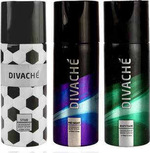 DIVACHE Stud, MidNight, Rhythm Deodorant Spray  -  For Men