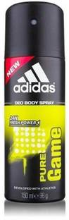 ADIDAS Pure Game Deodorant Spray  -  For Men