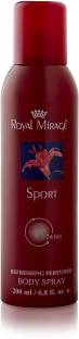 ROYAL MIRAGE Sport Body ? Deodorant Spray  -  For Men & Women