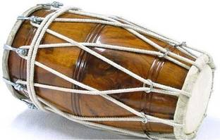 NASIR ALI sheesham wood Nut & Bolts Dholak
