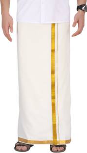 RAMRAJ Solid Men Dhoti