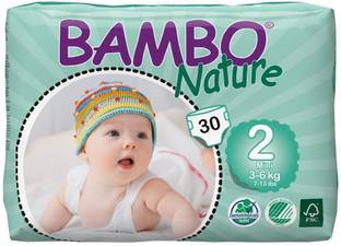 Bambo Nature Mini 3-6 kg, 30 Count - New Born