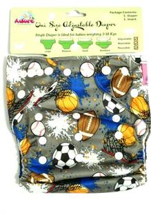 Adore Baby Uni-size Cloth Diaper with Insert