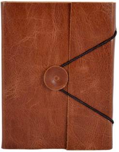 CRAFT CLUB soft leather diary with button Regular Diary UNRULED 200 Pages