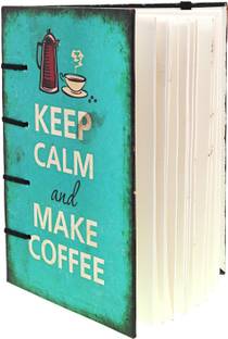 CRAFT CLUB Keep Calm And Make Coffee print in special binding Regular Journal Unruled 144 Pages