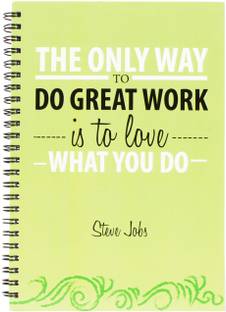 The Crazy Me Love What You Do Spiral A5 Diary Ruled 160 Pages