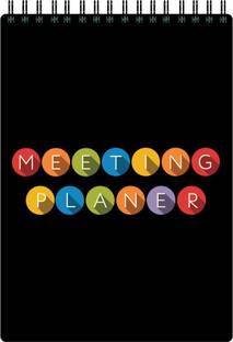 Nourish Meeting Planner A5 Planner/Organizer Ruled 75 Pages