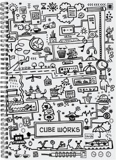 matrikas Cube Works A5 Notebook Single Ruled 160 Pages