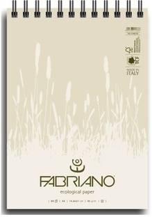 Fabriano Ecological Paper Spiral Graph 5mm A5 Notebook Graph 180 Pages