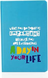 Doodle Day In Your Life A5 Notebook Ruled 200 Pages