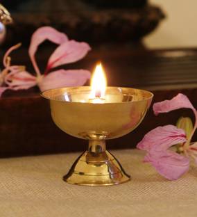 GAC Trend Akhand Jyoti Deep Brass Table Diya