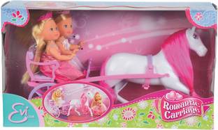SIMBA Evi Love Romantic Carriage : Two 12 Cm Doll