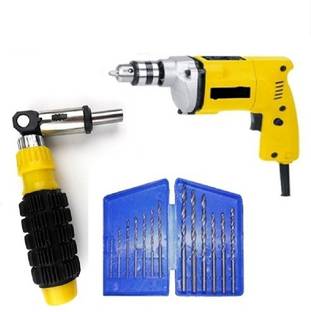 Edwin Clark Special Combo Offer! Powerful Drill Machine + 13Pcs Drill Bit Set + 41 Pcs Toolkit Screwdriver