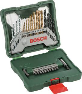 BOSCH X30TI Drill Bit and Driver Bit Set Brad Points, Masonry Bits, Specialty Woodworking Bits Set