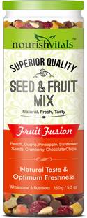 nourishvitals Seed & Fruit Mix - Fruit Fusion - Breakfast / Snacks Trail Mix Mixed Seeds
