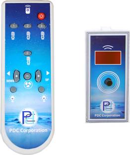 PDC Wireless Remote Control 7-Channel On/Off Modular Switch(6 Lights and 1 Fan Remote Control System) 10 A One Way Electrical Switch