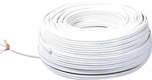 MX CCTV HD WIRE CABLE 3+1 Full Copper for HDCVI, HDTVI and AHD CCTV Cameras HD-3 200 Meters 1 sq/mm White 200 Wire