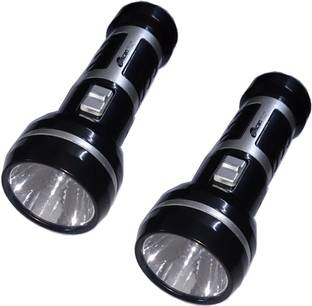 TUSCan Set of 2Pcs Super Bright Rechargeable LED Torch