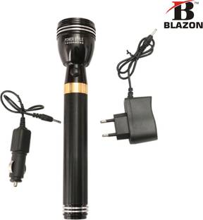 B Blazon Power Style 1400 meters Range Multi Function torch with car Charger Torch