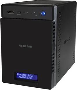 NETGEAR Ready NAS 104 , 4-Bay 4x2Tb Desktop Drive 8 TB External Hard Disk Drive (HDD)