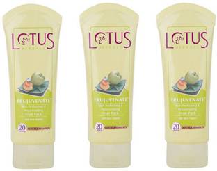 LOTUS Herbals FRUJUVENATE Skin Perfecting & Rejuvenating Fruit Pack (( 120g*3 ))