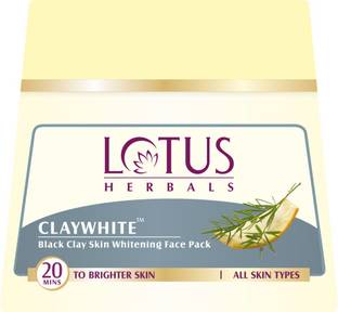 LOTUS HERBALS CLAYWHITE Black Clay Skin Whitening Face Pack