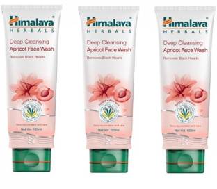 HIMALAYA Deep Cleansing Apricot  (Pack of 3) Face Wash