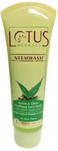 LOTUS Herbals Neem & Clove - Purifying  Face Wash