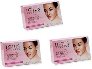 LOTUS Herbals Radiant Pearl Cellular Lightening Facial Kit ( Pack of 3 )